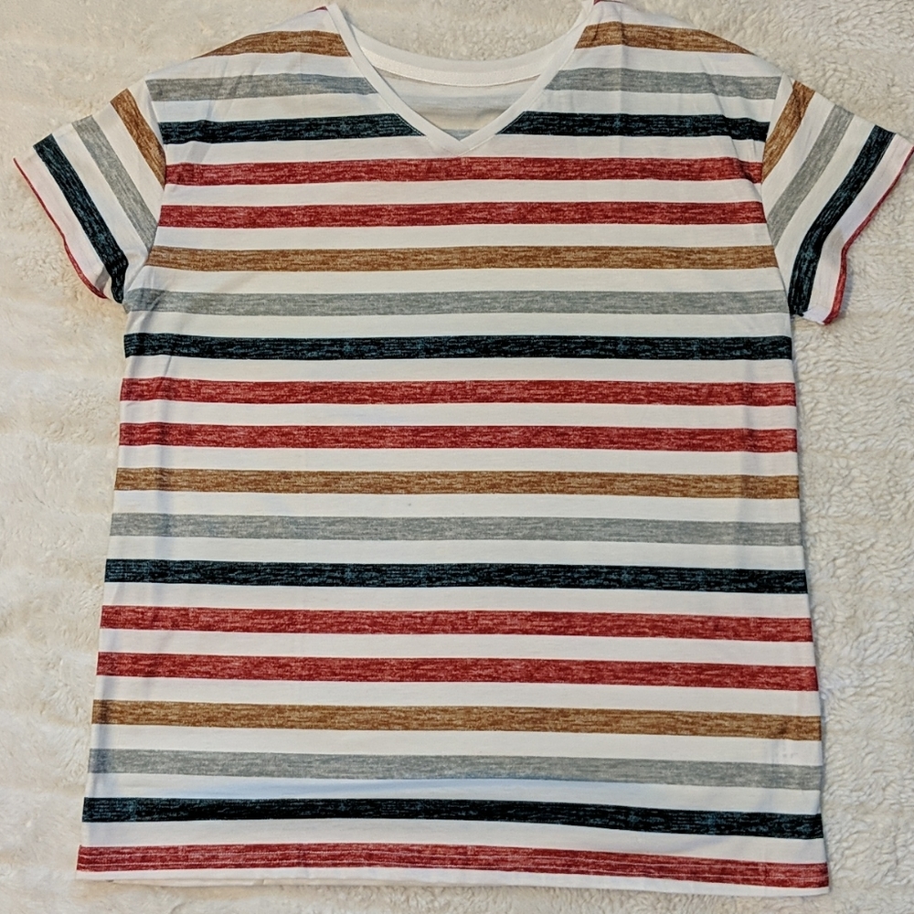 NWOT Casual Striped T-shirt